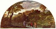 Annibale Carracci The Flight into Egypt oil painting artist
